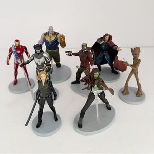 Marvel Disney Gamora Figurines Set of 7